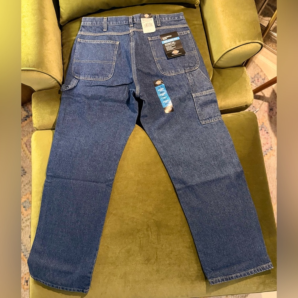 Dickies Men's Relaxed Fit Blue Jeans NWT - Picture 6 of 6